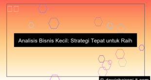 ilustrasi analisis bisnis kecil