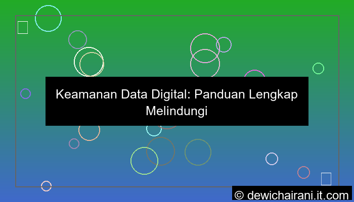 grafik keamanan data digital