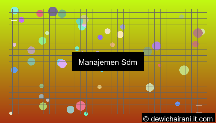 manajemen sdm