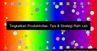ilustrasi meningkatkan produktivitas