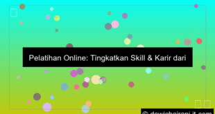 visual pelatihan online