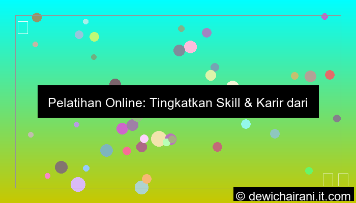 visual pelatihan online