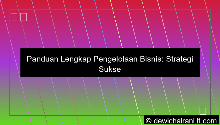grafik pengelolaan bisnis