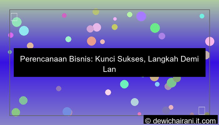 desain perencanaan bisnis