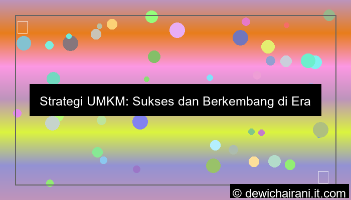 ilustrasi strategi umkm