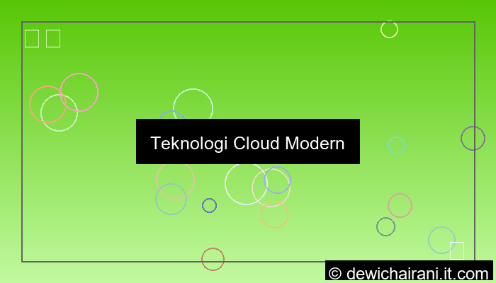 teknologi cloud modern