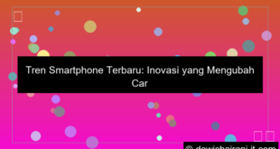 ilustrasi tren smartphone terbaru